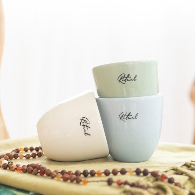 Lily and Lotus Coffee and Moon Milk Vessels